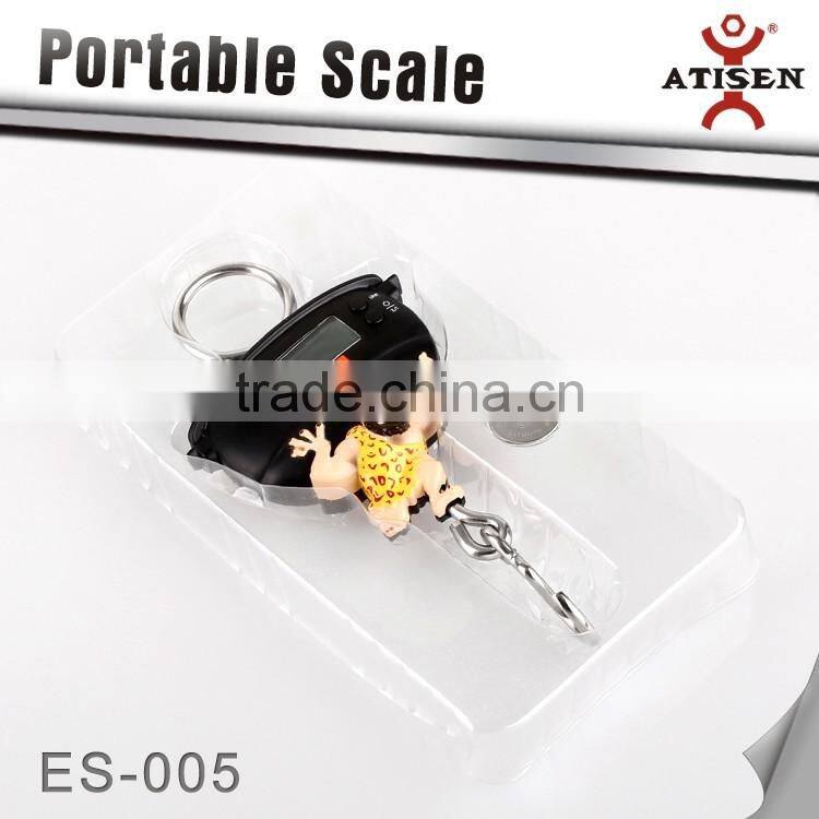 Mini Portable Hanging Electronic Digital Cartoon Luggage Weighing scale 40kg