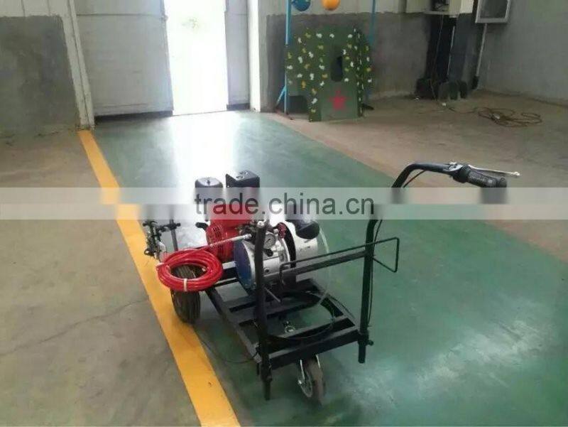 Spraying machinery for road marking