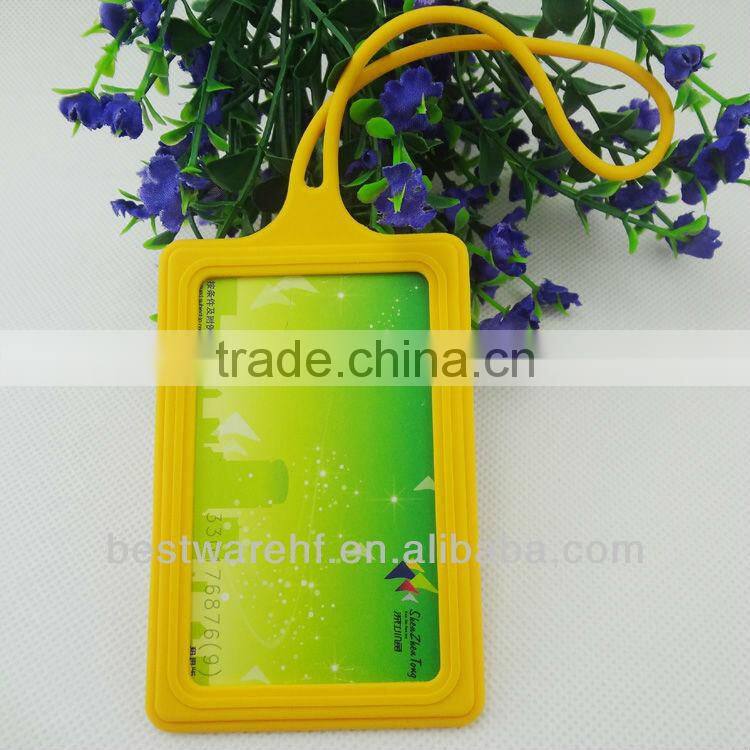 Fashion silicone promotion gifts,business card holder luggage tags