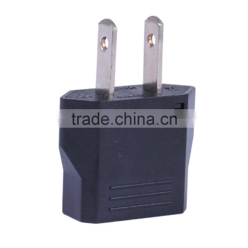 Wholesale EU Plug Adapter 2 Pin to EU 2 Round Pin Plug Socket Input AC 2.5V~250V 10A