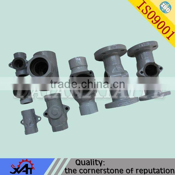 cast steel valve body/valve parts castingsodium silicate-bonded sand casting is used for pipeline valves