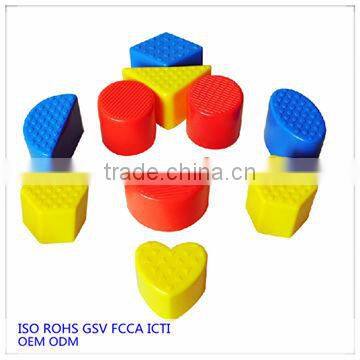 children plastic jigsaw puzzle wiht moonand star , plastic puzzle eductional toys for kids