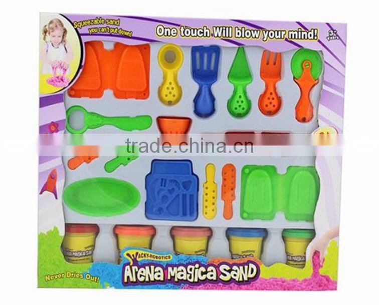 DIY play sand and magic sand model with EN71