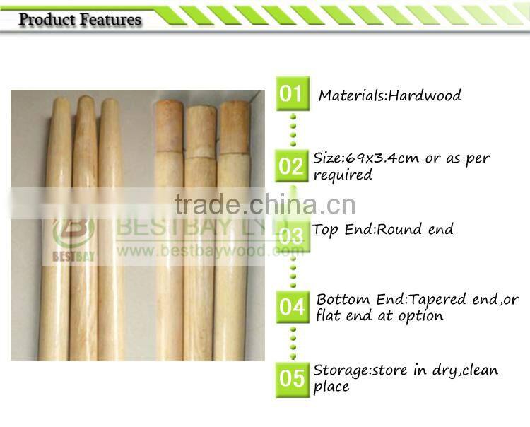 150*3.6cm wooden shovel handle with cheap price