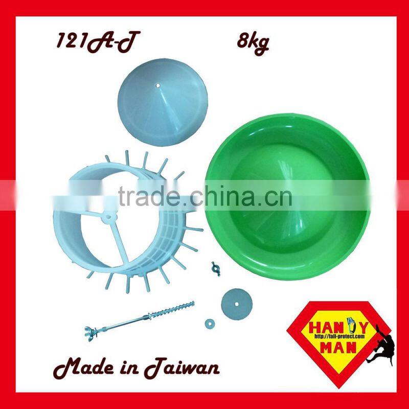 Classic Adjustable feed flow Plastic Gear Box Feeder with plastic lid Poultry Feeder