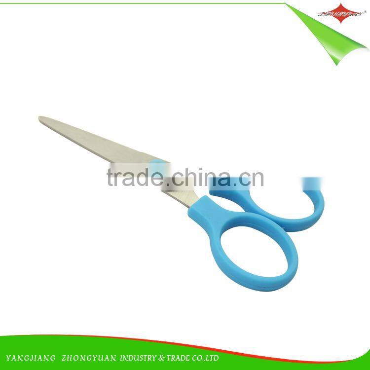 ZY-J7007 Student Scissor safety children high quality Paper scissors cutting stainless steel school office stationary