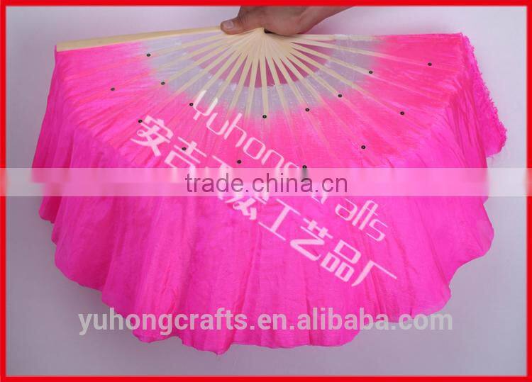 Wholesale Silk Belly Dance Fan Veils