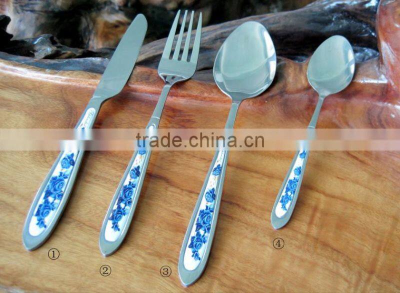 jieyang aluminum handle stainless stir spoon;decor spoon
