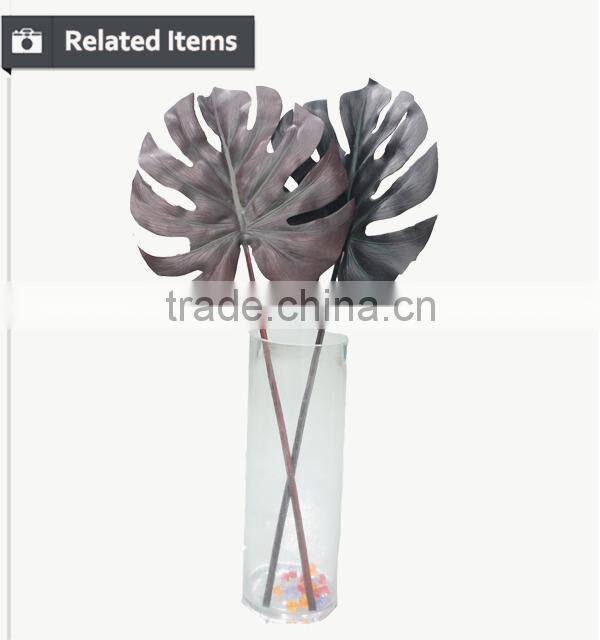 Artificial green leaves wall PU leaves artificial leaves for decoration