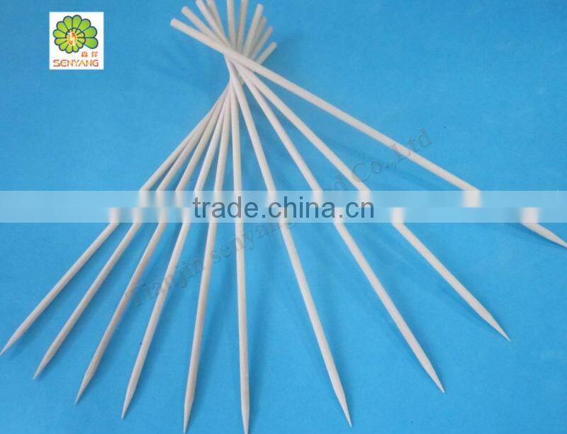disposable rotating birch wooden barbecue bbq sticks