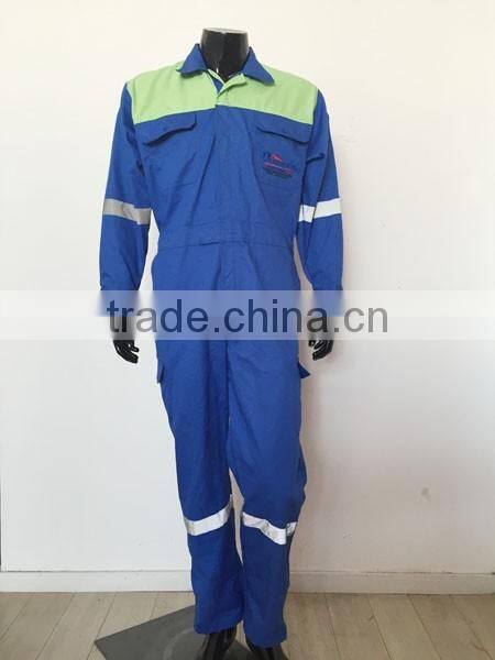 Nomex flame-resistant coverall certified with EN standards