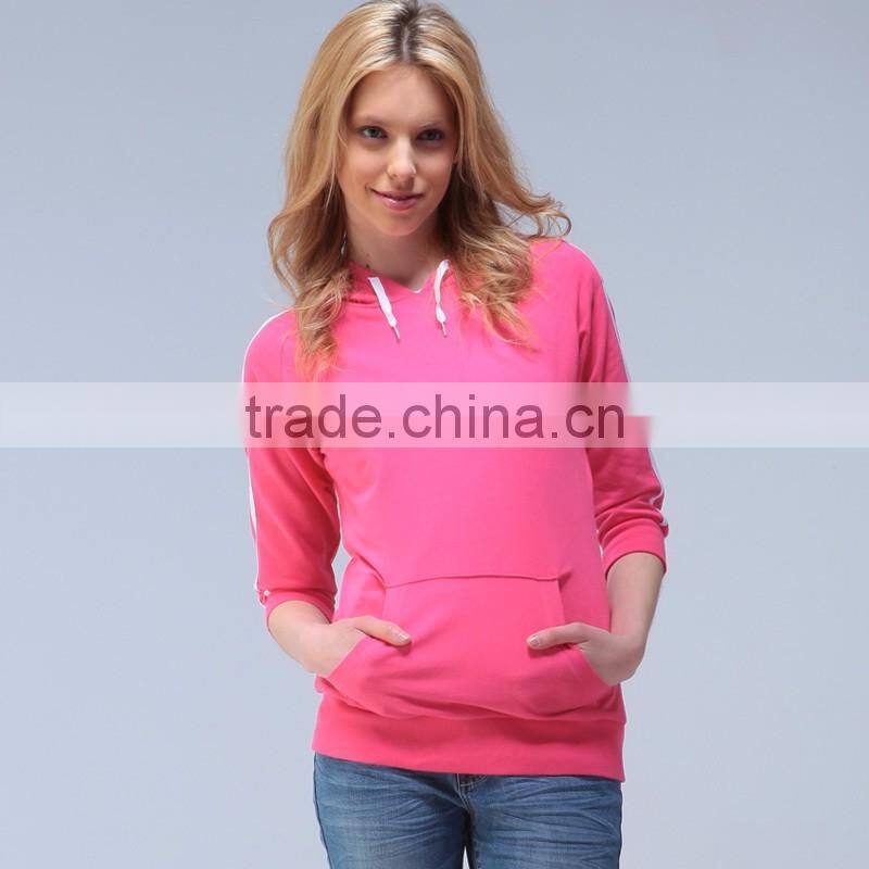 clothing factories in china lady high quality blank hoodies wholesale