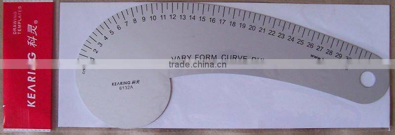 Kearing 40cm & 60cm metric vary form curves (sandwich line) plastic curve FRENCH QUILTING RULER # 6501