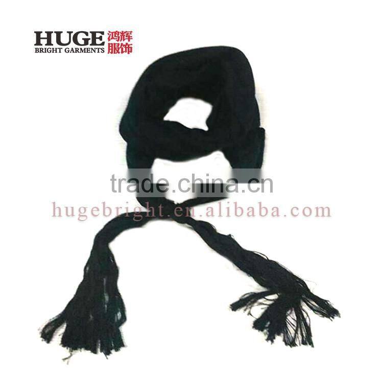 New Style Soft Touching 100% Merino Wool Bulky Knit Scarf