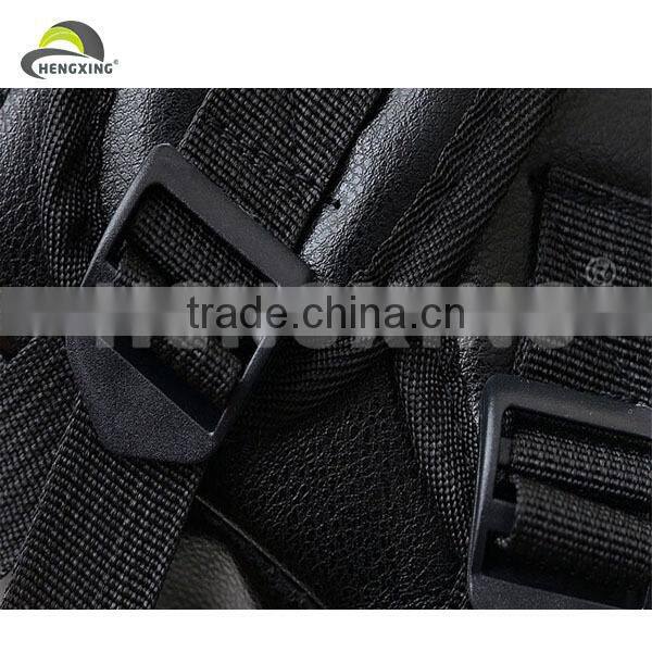 Barcode Pattern Leather Backpack Travelling Backpack Hiking Backpack