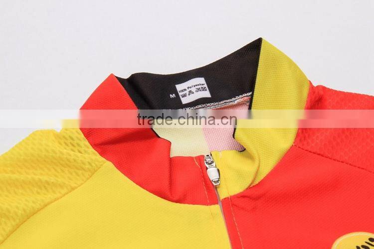 Custom sublimated bike uniforms made in china design sports shirts cycling jersey