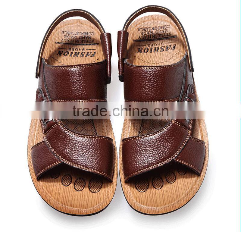 2017 summer top sale wholesale good quality men sandals summer beach shoes