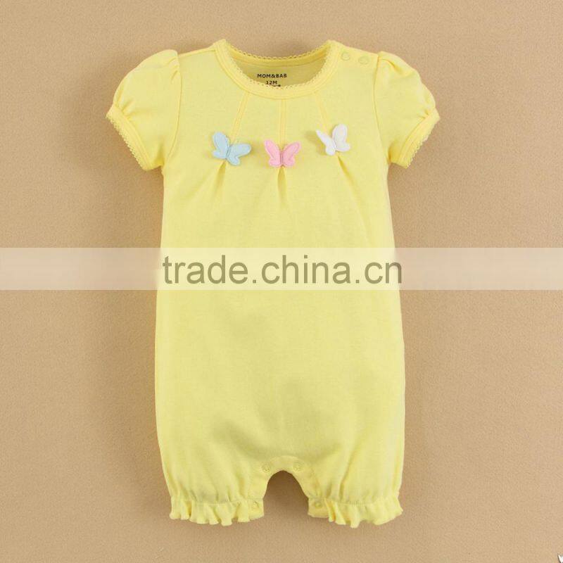MOM AND BAB Wholesale Baby Clothing Girls Baby Sunsuit Girls Romper Wholesale