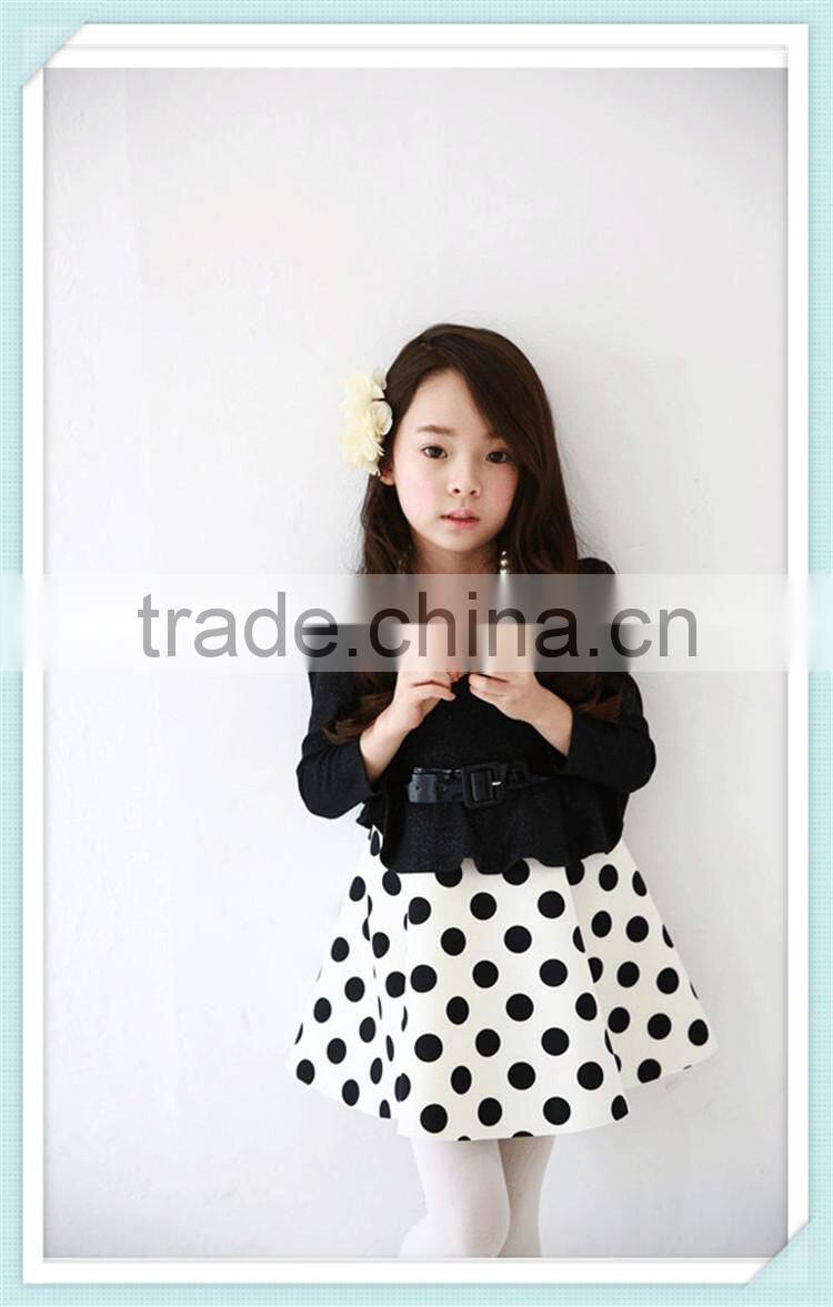 2014 new arrival baby girl birthday dress new item china baby girl dress polka dot tutu skirt