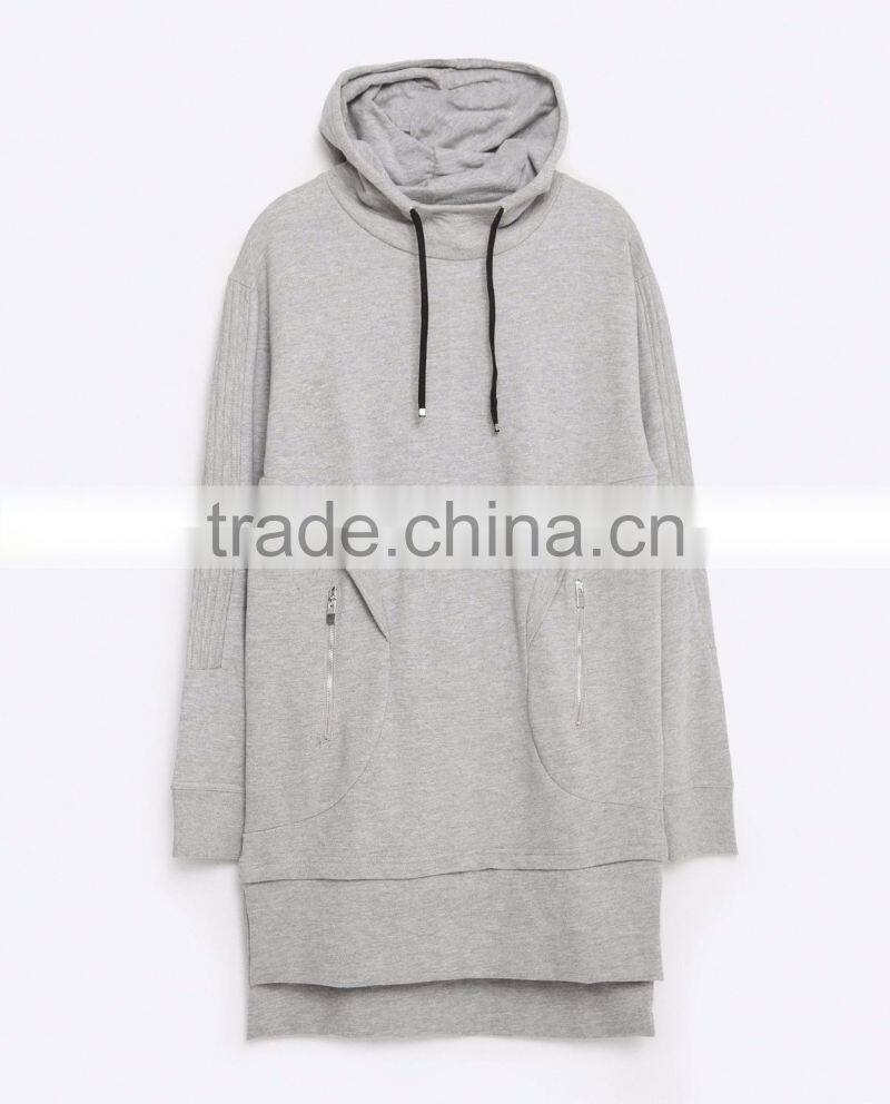 2017 ripped french terry sport wears grey tracksuit running suits for men