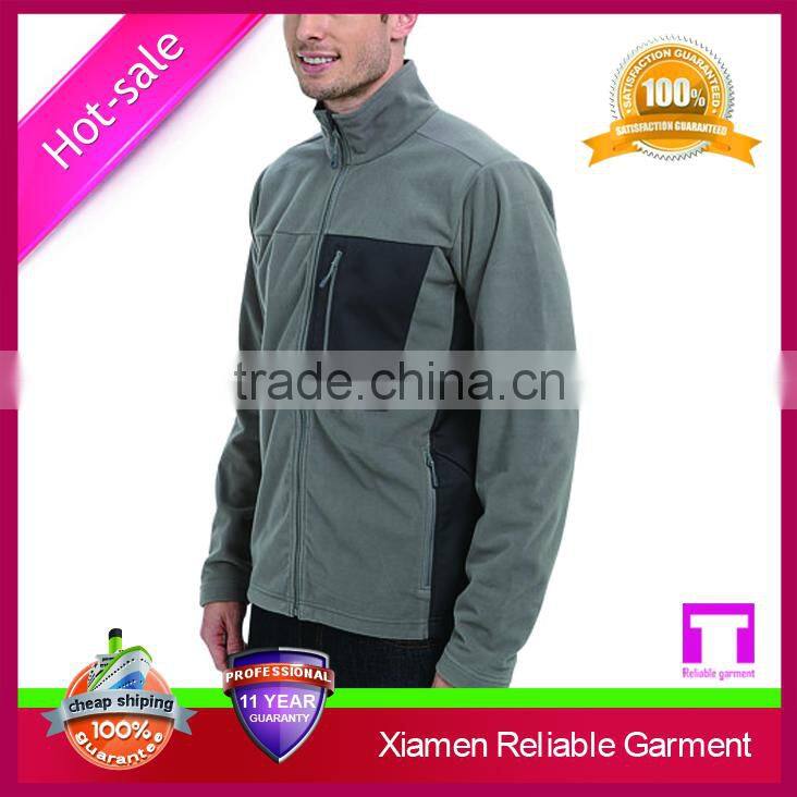 100% Polyester Fleece Jacket perfect for hiking and backpacking