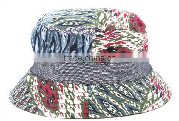Factory custom design OEM custom reversible bucket hat