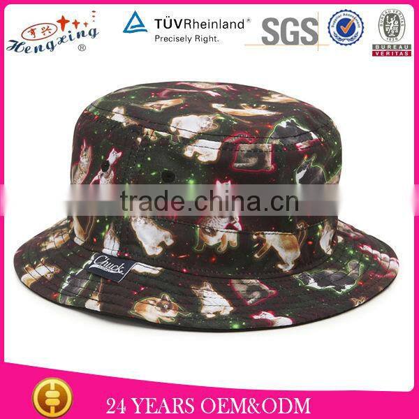 Mens Clean Design Canvas Cotton Camo Army Wholesale Bucket Hats