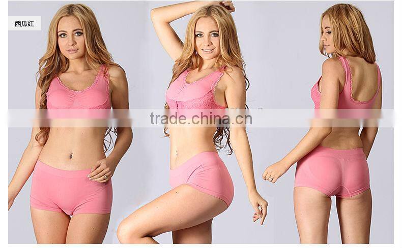 Factory Provide Seamless Ladies Sexy Panty and Bra Sets