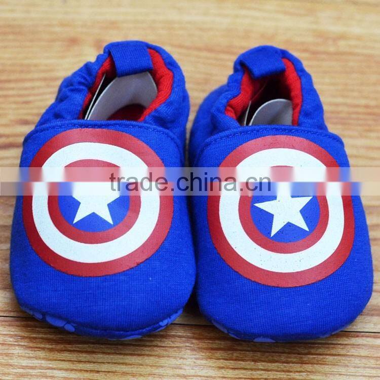 Captain America Shield printed Baby shoes