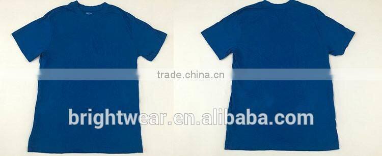 100% cotton single jersey short sleeve embroidery T-shirt