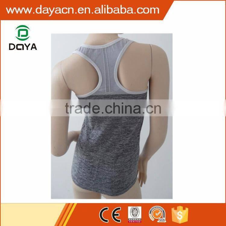ladies seamless sport vest running tank top