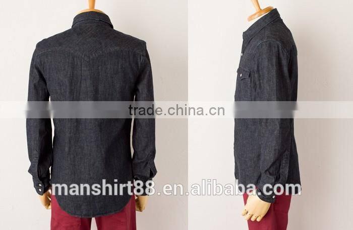 2016 Barstow denim western shirt for men