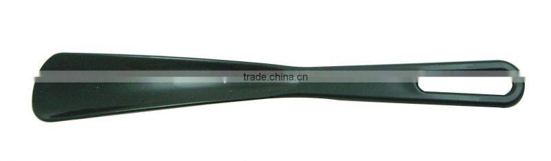 Short handle type plastic small shoe horn