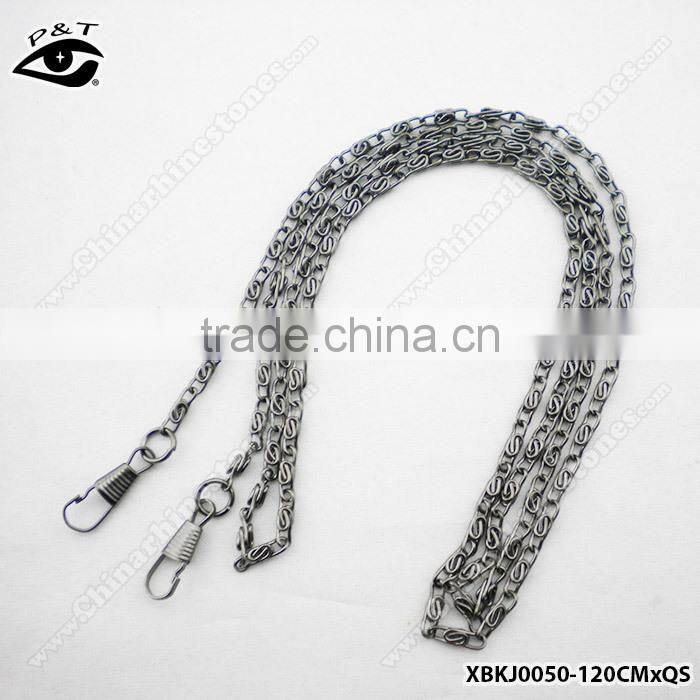 120CM Gunmetal Color Metal Chain For Handbag Accessories
