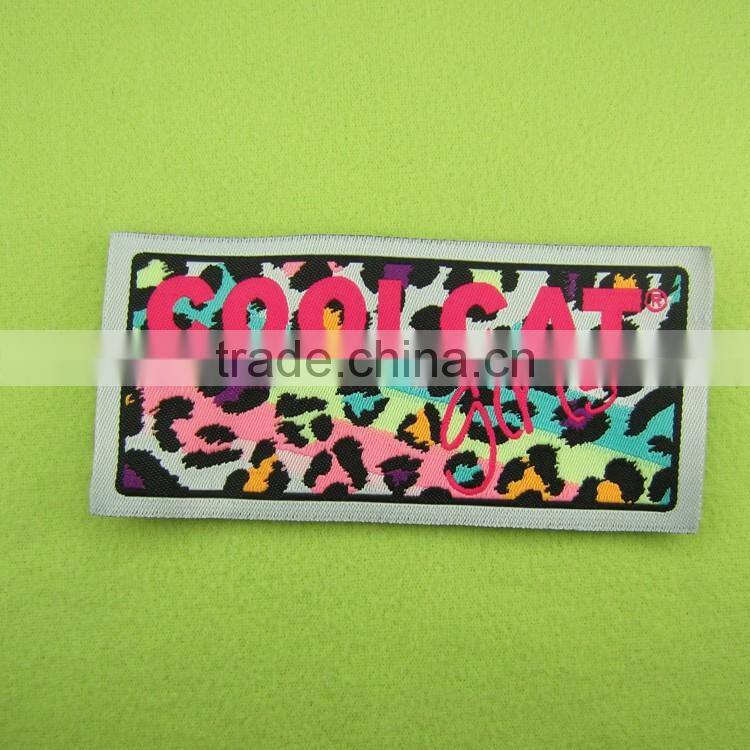 12years experience cloth label for clothing embroidered