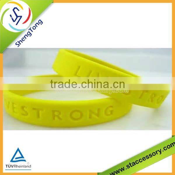 wholesale fashion cheap custom silicone bracelet