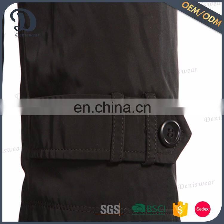 Wholesale price turn-down collar working clothes trench coat