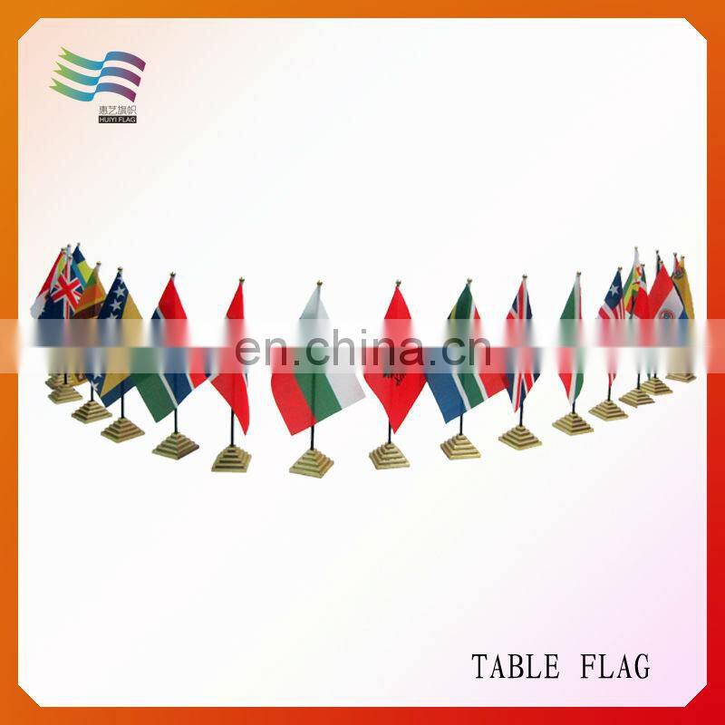 Metal Zinc Alloy Table Flags for UAE National Day