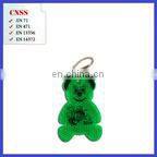 customized logo Reflective key chain with PVC