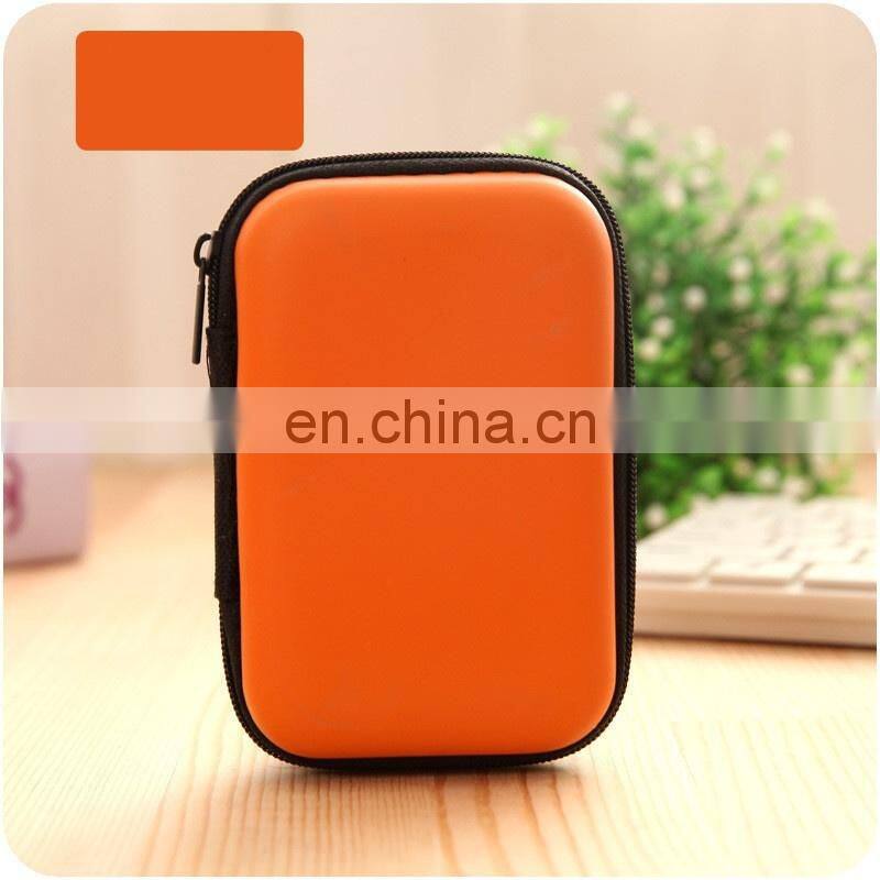 Multi-function Mini Zipper Earphone SD Card Storage Bag Box Travel Carrying Pouch