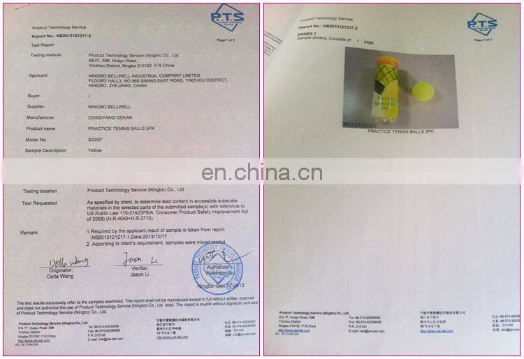 ITF high quality tennis ball for children