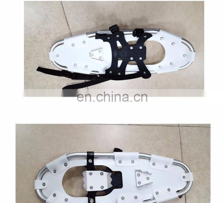 winter sports camping hiking snowshoes with aluminium frame and HDPE decking