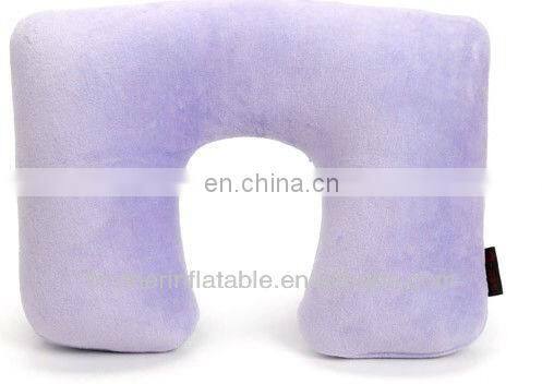 Comfortable travelling inflatable neck pillow