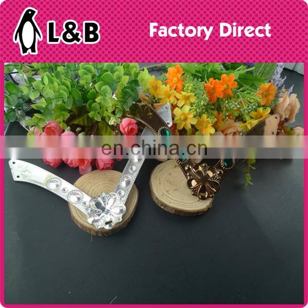 2017 new popular wholesale shoe accessories lady vamp shoes upper