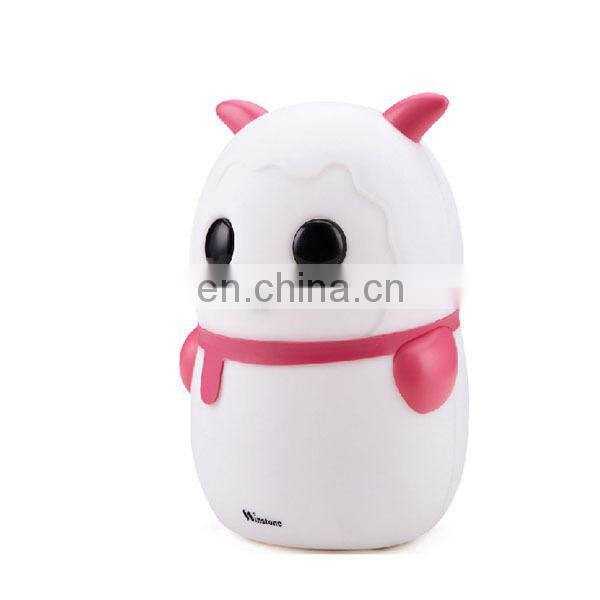 Glovion panda shape led lamp cute bedroom lamp wireless table lamps