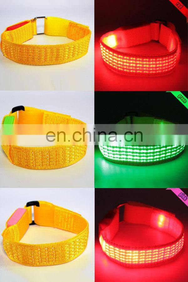 High Quality flashing led armband for sport in dark