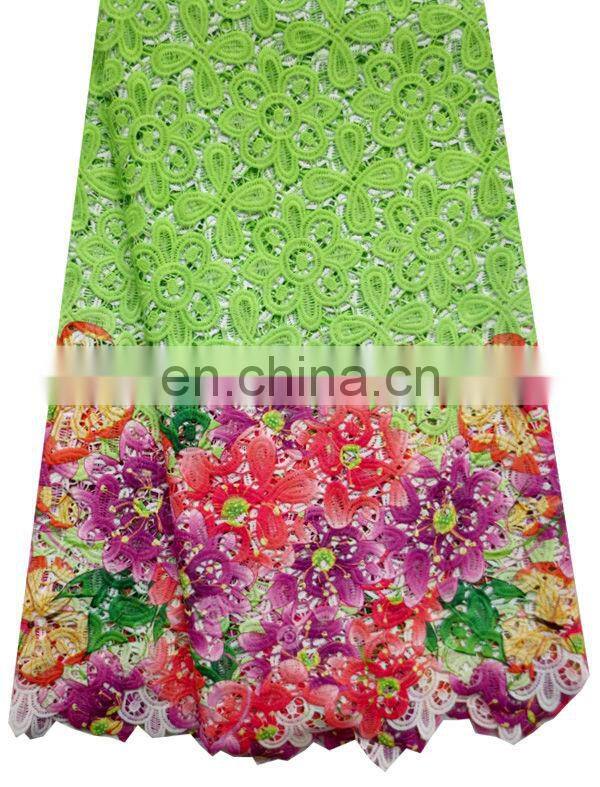 new printing guipure cocoon lace /wedding dress fabrics tw059