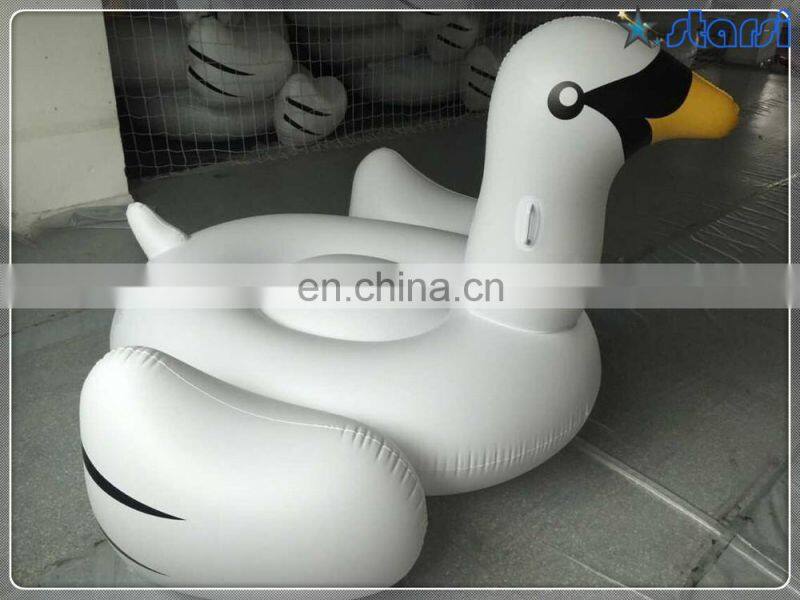 2016 New type White Inflatable Swan, 200cm Large inflatable water floats, Pool float