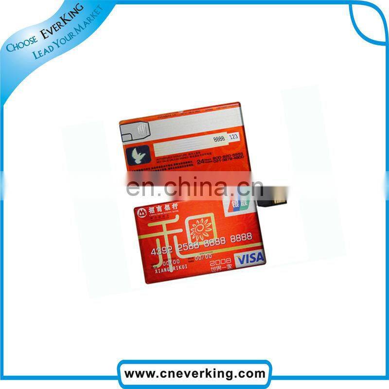 2gb 4gb business credit usb card with full capacity