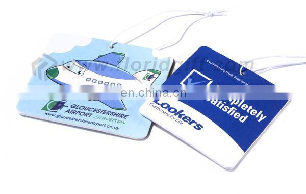 Advertising Promotional Logo Printed Paper Car Air Freshener